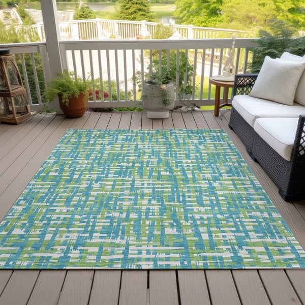 Homeroots 3' Beige And Gray Abstract Washable Indoor-outdoor Area Rug For Stylish Spaces And Durability 3' X 5' Polyester 602599