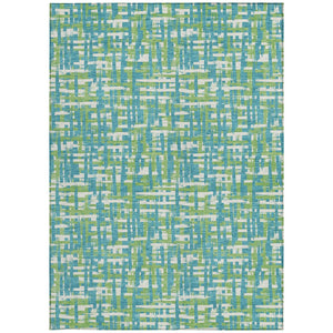 Homeroots 3' Beige And Gray Abstract Washable Indoor-outdoor Area Rug For Stylish Spaces And Durability 5' X 8' Polyester 602600