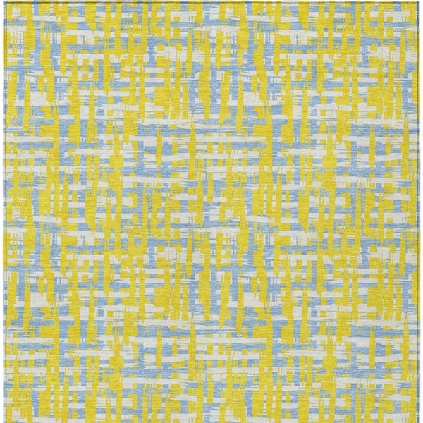 Homeroots 3' Beige And Gray Abstract Washable Indoor-outdoor Area Rug For Stylish Spaces And Durability 3' X 5' Polyester 602605