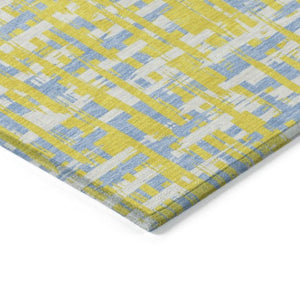 Homeroots 3' Beige And Gray Abstract Washable Indoor-outdoor Area Rug For Stylish Spaces And Durability 8' X 10' Polyester 602608