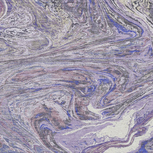 Homeroots 3' Beige Pink And Blue Abstract Washable Area Rug - Perfect For Indoor And Outdoor Spaces, Durable Design 10' X 14' Polyester 602640