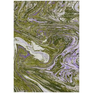 Homeroots 3' Beige Pink And Blue Abstract Washable Area Rug - Perfect For Indoor And Outdoor Spaces, Durable Design 3' X 5' Polyester 602647