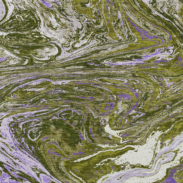 Homeroots 3' Beige Pink And Blue Abstract Washable Area Rug - Perfect For Indoor And Outdoor Spaces, Durable Design 5' X 8' Polyester 602648