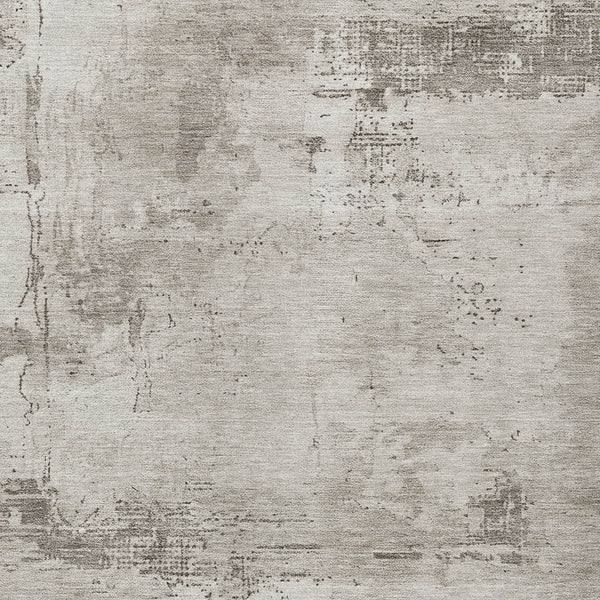 Homeroots 3' Beige And Gray Abstract Washable Indoor Outdoor Area Rug For Versatile Home Decor Solutions 8' X 10' Polyester 602686