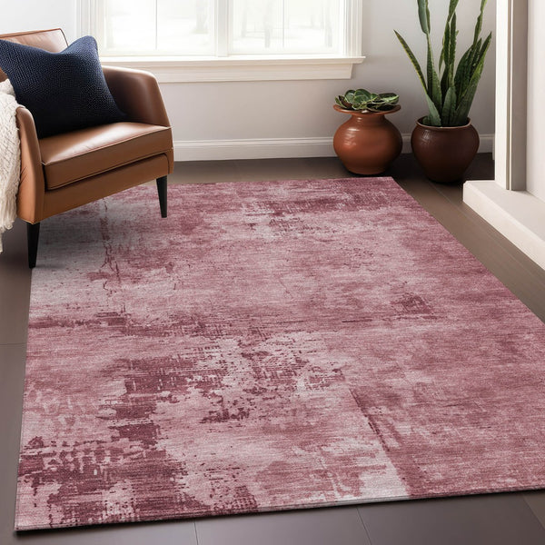 Homeroots 3' Beige And Gray Abstract Washable Indoor Outdoor Area Rug For Versatile Home Decor Solutions 9' X 12' Polyester 602693