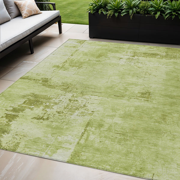 Homeroots 3' Beige And Gray Abstract Washable Indoor Outdoor Area Rug For Versatile Home Decor Solutions 5' X 8' Polyester 602714