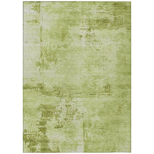 HomeRoots 9' X 12' Lime Green & Ivory Abstract Area Rug – Stylish, Washable, Durable for Indoor & Outdoor Use 602717