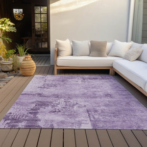 Homeroots 3' Beige And Gray Abstract Washable Indoor Outdoor Area Rug For Versatile Home Decor Solutions 3' X 5' Polyester 602719
