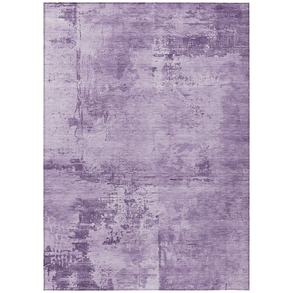 HomeRoots 9' X 12' Lavender & Purple Abstract Area Rug - Stylish, Washable, Durable for Indoor & Outdoor Use! 602723