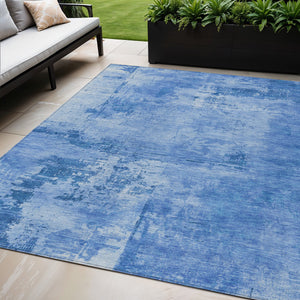 Homeroots 3' Beige And Gray Abstract Washable Indoor Outdoor Area Rug For Versatile Home Decor Solutions 5' X 8' Polyester 602726