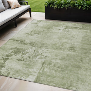 Homeroots 3' Beige And Gray Abstract Washable Indoor Outdoor Area Rug For Versatile Home Decor Solutions 5' X 8' Polyester 602732