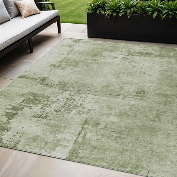 Homeroots 3' Beige And Gray Abstract Washable Indoor Outdoor Area Rug For Versatile Home Decor Solutions 5' X 8' Polyester 602732