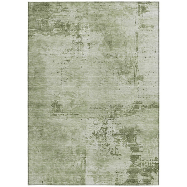 Homeroots 3' Beige And Gray Abstract Washable Indoor Outdoor Area Rug For Versatile Home Decor Solutions 5' X 8' Polyester 602732