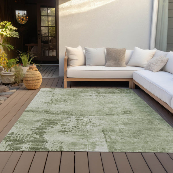 Homeroots 3' Beige And Gray Abstract Washable Indoor Outdoor Area Rug For Versatile Home Decor Solutions 5' X 8' Polyester 602732