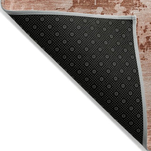 Homeroots 3' Beige And Gray Abstract Washable Indoor Outdoor Area Rug For Versatile Home Decor Solutions 9' X 12' Polyester 602741