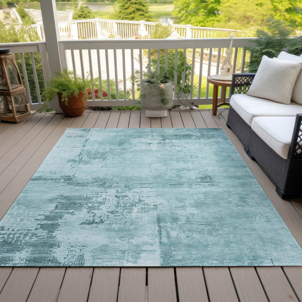 Homeroots 3' Beige And Gray Abstract Washable Indoor Outdoor Area Rug For Versatile Home Decor Solutions 10' X 14' Polyester 602748