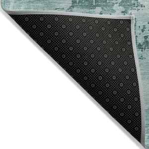 Homeroots 3' Beige And Gray Abstract Washable Indoor Outdoor Area Rug For Versatile Home Decor Solutions 5' X 8' Polyester 602750