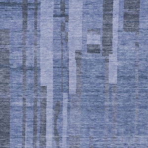 Homeroots 3' Blush And Brown Striped Washable Area Rug – Perfect For Indoor And Outdoor Spaces, Durable Design 3' X 5' Polyester 602767