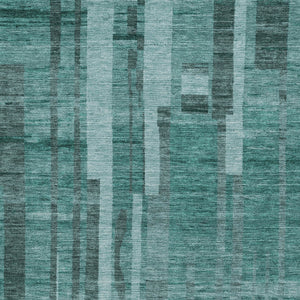 Homeroots 3' Blush And Brown Striped Washable Area Rug – Perfect For Indoor And Outdoor Spaces, Durable Design 9' X 12' Polyester 602813