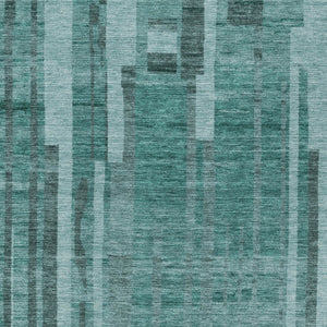 Homeroots 3' Blush And Brown Striped Washable Area Rug – Perfect For Indoor And Outdoor Spaces, Durable Design 10' X 14' Polyester 602814