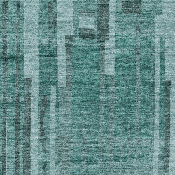 Homeroots 3' Blush And Brown Striped Washable Area Rug – Perfect For Indoor And Outdoor Spaces, Durable Design 10' X 14' Polyester 602814