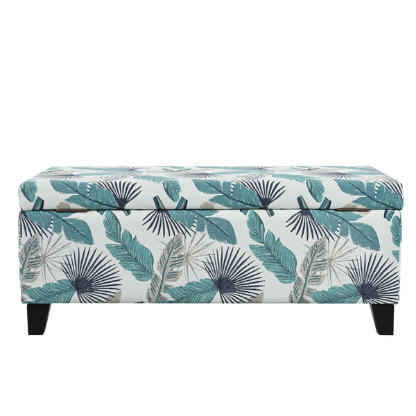 English Elm Christopher Knight Home® - Storage Ottoman - Floral Upholstered Design For Stylish Seating & Hidden Storage Solution At Home N769P236407S