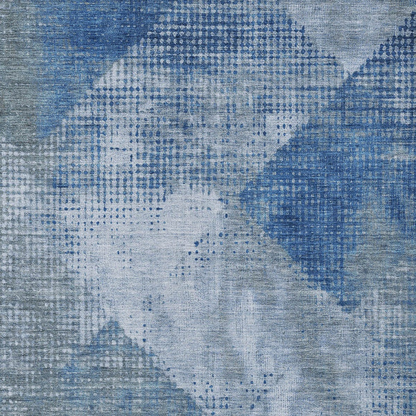 Homeroots 3' Brown And Beige Geometric Washable Area Rug – Perfect For Indoor And Outdoor High Traffic Spaces 3' X 5' Polyester 602833