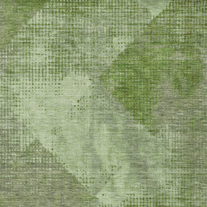 Homeroots 3' Brown And Beige Geometric Washable Area Rug – Perfect For Indoor And Outdoor High Traffic Spaces 5' X 8' Polyester 602840