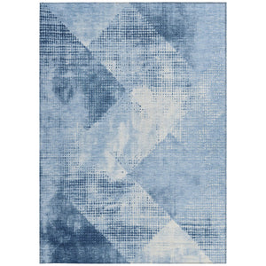 Homeroots 3' Brown And Beige Geometric Washable Area Rug – Perfect For Indoor And Outdoor High Traffic Spaces 8' X 10' Polyester 602854