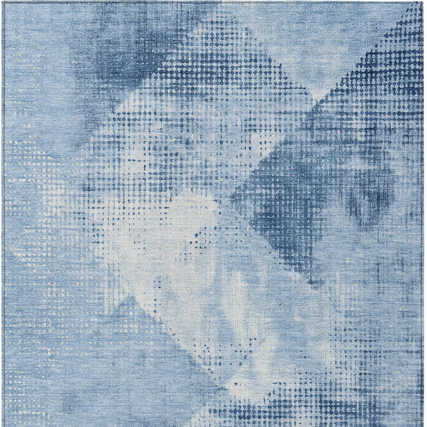 Homeroots 3' Brown And Beige Geometric Washable Area Rug – Perfect For Indoor And Outdoor High Traffic Spaces 9' X 12' Polyester 602855