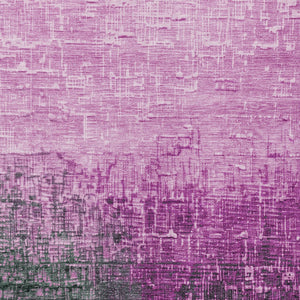 Homeroots 3' Blush And Dark Gray Ombre Washable Area Rug - Perfect For Indoor And Outdoor Spaces, Durable Design 8' X 10' Polyester 602860