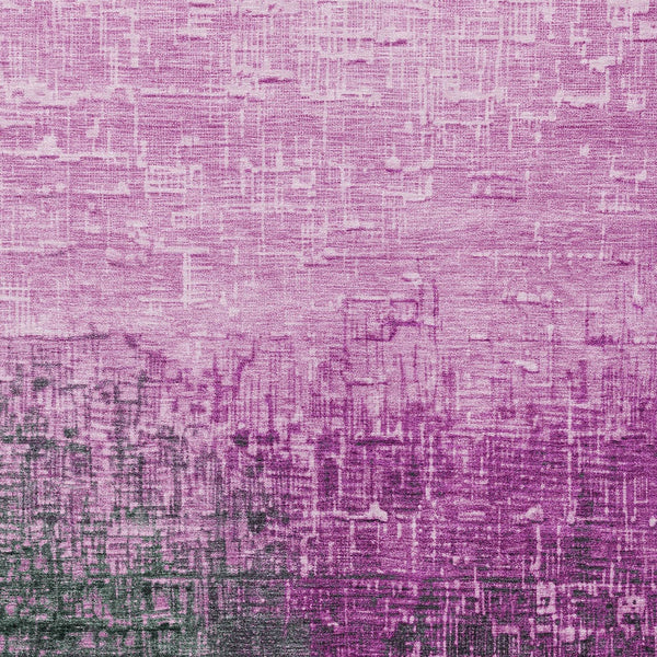 Homeroots 3' Blush And Dark Gray Ombre Washable Area Rug - Perfect For Indoor And Outdoor Spaces, Durable Design 8' X 10' Polyester 602860