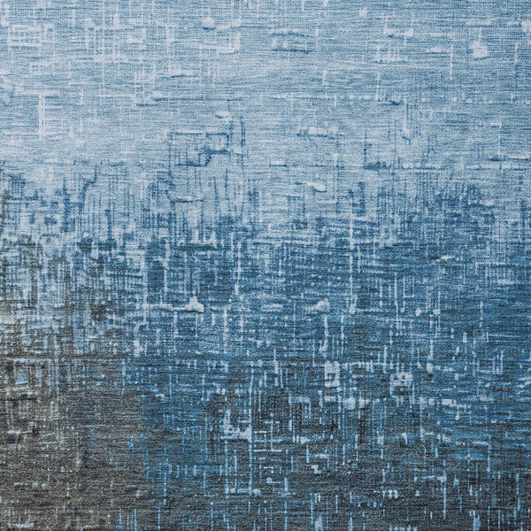 Homeroots 3' Blush And Dark Gray Ombre Washable Area Rug - Perfect For Indoor And Outdoor Spaces, Durable Design 8' X 10' Polyester 602866