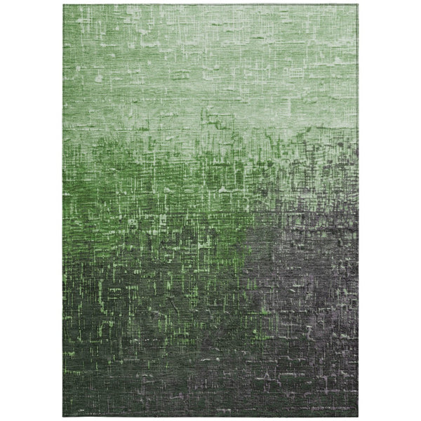 Homeroots 3' Blush And Dark Gray Ombre Washable Area Rug - Perfect For Indoor And Outdoor Spaces, Durable Design 8' X 10' Polyester 602872