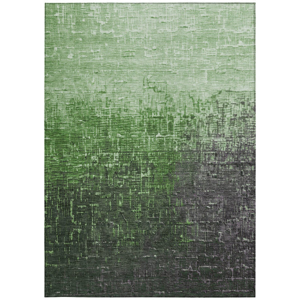 Homeroots 3' Blush And Dark Gray Ombre Washable Area Rug - Perfect For Indoor And Outdoor Spaces, Durable Design 10' X 14' Polyester 602874