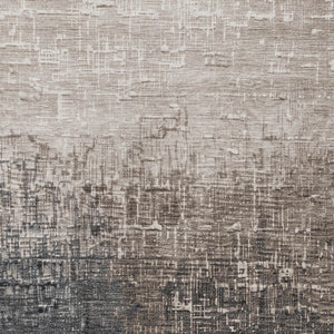 Homeroots 3' Blush And Dark Gray Ombre Washable Area Rug - Perfect For Indoor And Outdoor Spaces, Durable Design 10' X 14' Polyester 602880