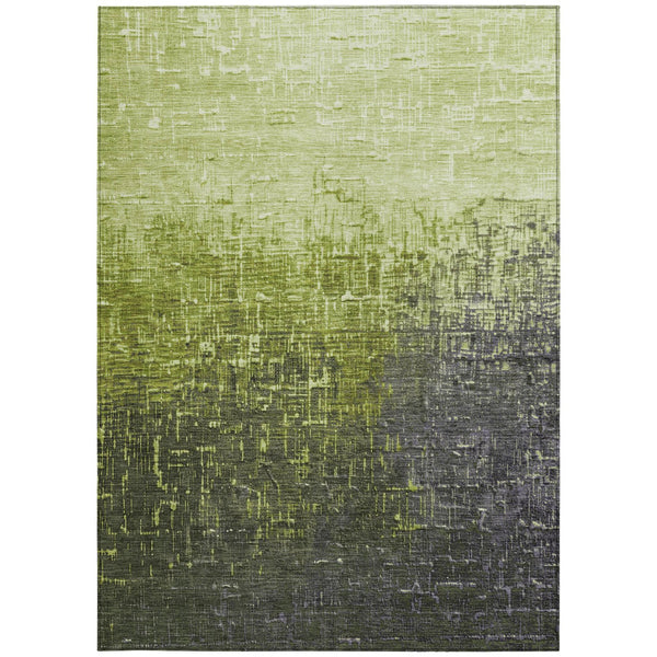 Homeroots 3' Blush And Dark Gray Ombre Washable Area Rug - Perfect For Indoor And Outdoor Spaces, Durable Design 5' X 8' Polyester 602882