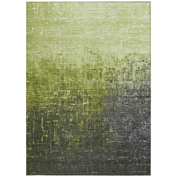 Homeroots 3' Blush And Dark Gray Ombre Washable Area Rug - Perfect For Indoor And Outdoor Spaces, Durable Design 8' X 10' Polyester 602884