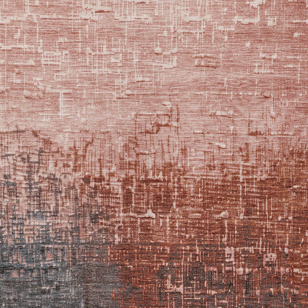 Homeroots 3' Blush And Dark Gray Ombre Washable Area Rug - Perfect For Indoor And Outdoor Spaces, Durable Design 8' X 10' Polyester 602890