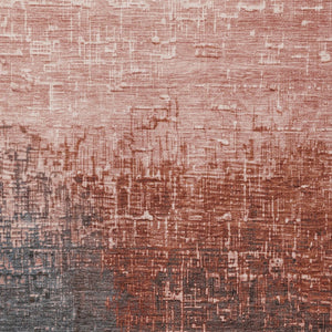 HomeRoots 9' X 12' Ombre Blush and Dark Gray Area Rug – Stylish, Washable, Durable for Indoor & Outdoor Use 602891