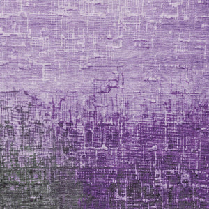 Homeroots 3' Blush And Dark Gray Ombre Washable Area Rug - Perfect For Indoor And Outdoor Spaces, Durable Design 9' X 12' Polyester 602897