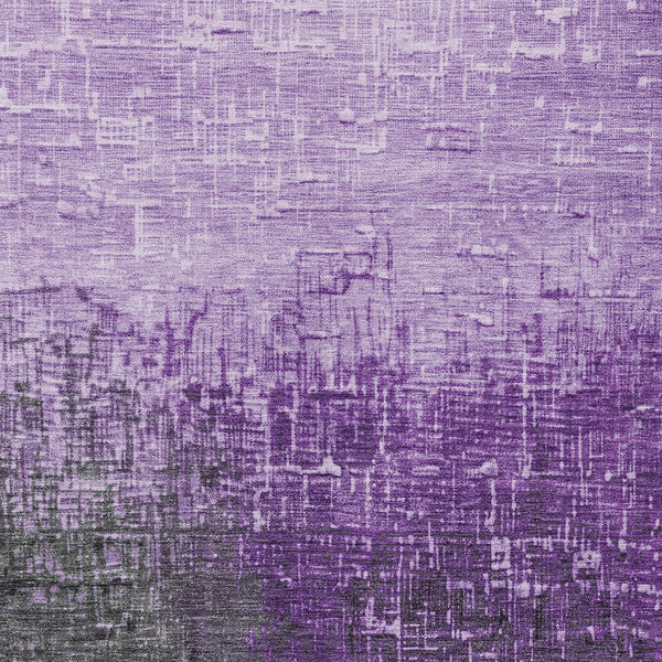 Homeroots 3' Blush And Dark Gray Ombre Washable Area Rug - Perfect For Indoor And Outdoor Spaces, Durable Design 9' X 12' Polyester 602897