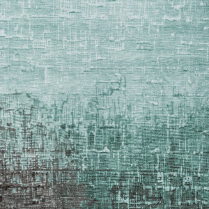 Homeroots 3' Blush And Dark Gray Ombre Washable Area Rug - Perfect For Indoor And Outdoor Spaces, Durable Design 8' X 10' Polyester 602902