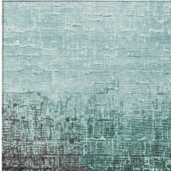 Homeroots 3' Blush And Dark Gray Ombre Washable Area Rug - Perfect For Indoor And Outdoor Spaces, Durable Design 9' X 12' Polyester 602903