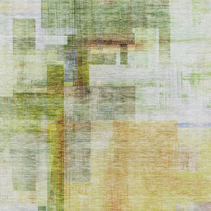 HomeRoots 5' Vibrant Abstract Washable Area Rug - Durable Indoor/Outdoor Design for Modern Spaces & Foyers 8' X 10' 602935