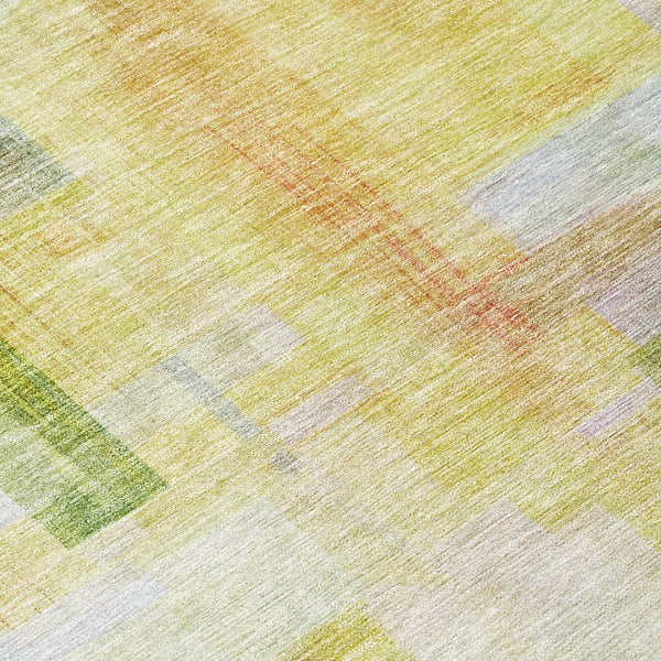 HomeRoots 9' X 12' Vibrant Abstract Area Rug - Washable Indoor/Outdoor Design for High-Traffic Spaces & Style 602936