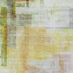 HomeRoots 5' Vibrant Abstract Washable Area Rug - Durable Indoor/Outdoor Design for Modern Spaces & Foyers 10' X 14' 602937