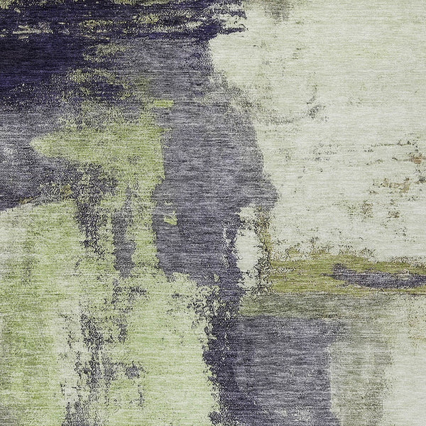 Homeroots 3' Brown & Light Yellow Abstract Rug – Stylish Washable Indoor/Outdoor Area Rug For Any Space 5' X 8' Polyester 602958