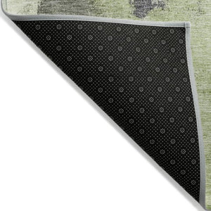 Homeroots 3' Brown & Light Yellow Abstract Rug – Stylish Washable Indoor/Outdoor Area Rug For Any Space 9' X 12' Polyester 602961