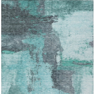 Homeroots 3' Brown & Light Yellow Abstract Rug – Stylish Washable Indoor/Outdoor Area Rug For Any Space 5' X 8' Polyester 602982